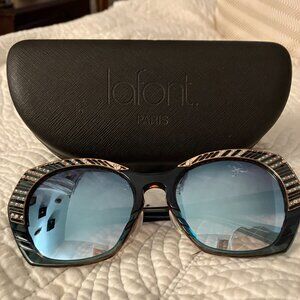 Lafont Bright Semi- Cat Eye Sunglasses by Lafont Paris